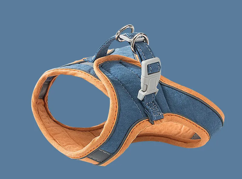 Cat Traction Rope Vest-Style Reflective Chest Harness Anti-Stroke Resistance Cute Go Out Dog Traction Rope Special Rope For Walking Cats
