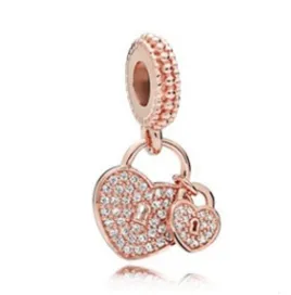 Rose Rose Gold Beads Diy Jewelry Accessories Rose Gold Snowflake Tree Of Life Starfish Love Pendant - Shop at LoveMi