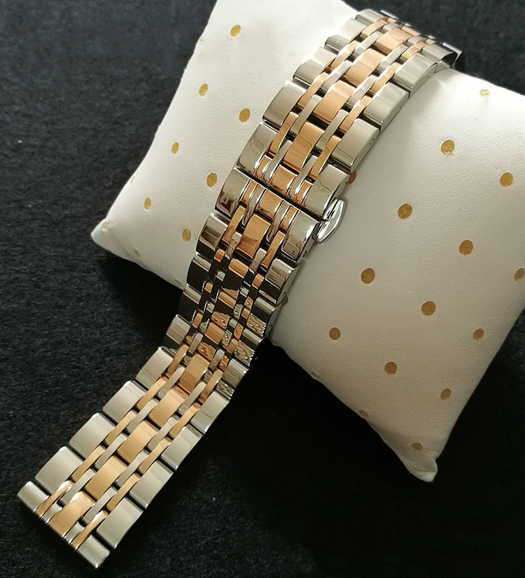 Solid Steel Watch Chain With Stainless Steel Strap