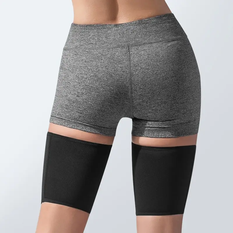 Hot Shapers European And American Silver Ion Women's Sweat Suit Sports Yoga Running Women's Body Shaping Thigh Cover