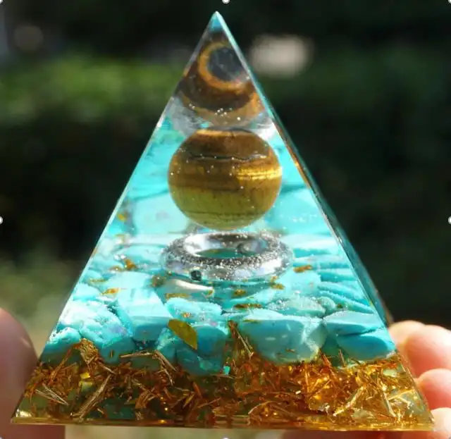The Same Type Of Ogan Pyramid, Amazon'S Explosive Foreign Trade Cross-Border Ornaments, Natural Crystal Gravel Energy Tower