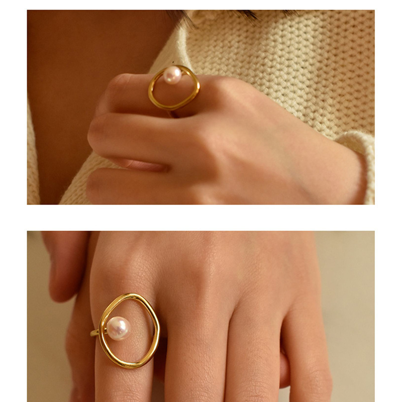 Pearl Ring Female Index Finger Decorative Ring