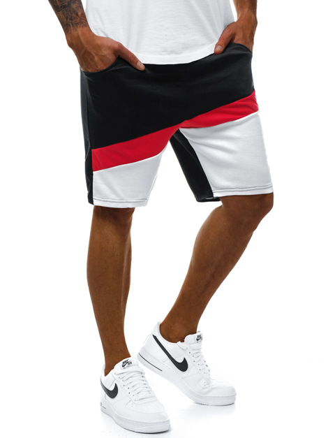 Colorblock Plus Size Casual Shorts Sweatpants