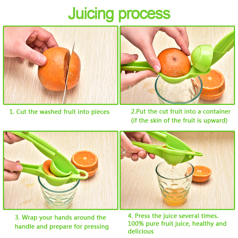 Factory Direct Supply Household Manual Fruit Juicer, Plastic Lemon Squeezer, Orange Squeezer, Citrus Juicer
