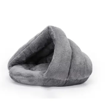 Arctic Velvet Triangle Nest Dog Nest Semi Closed Warm Pet Nest Bed In Winter