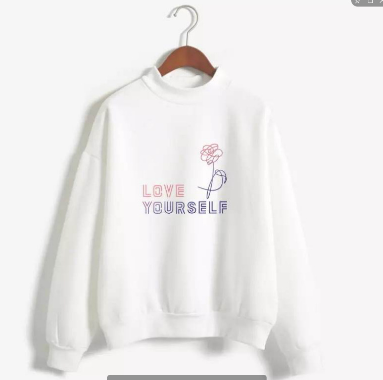 Title 3, Sweatshirt Love Yourself Harajuku Kpop Commuter...