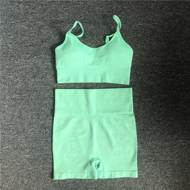 Yoga Set Of Exercise Seamless Women's Sportswear