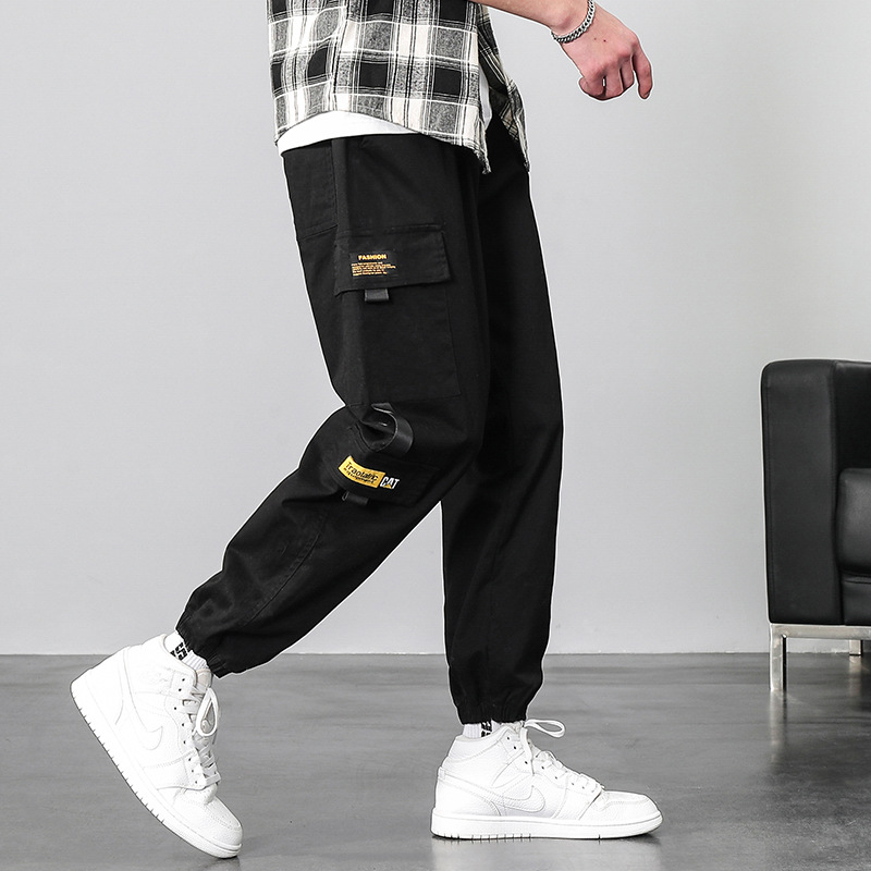Casual Pants Men's Cotton Overalls Thin Trousers