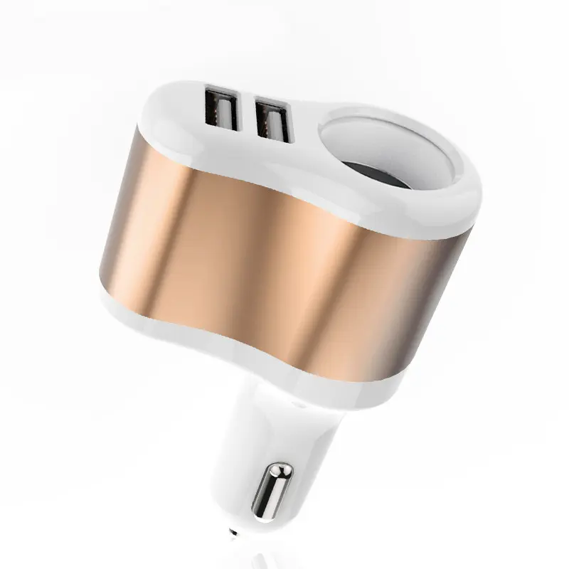Car Charger One For Three Cigarette Lighter