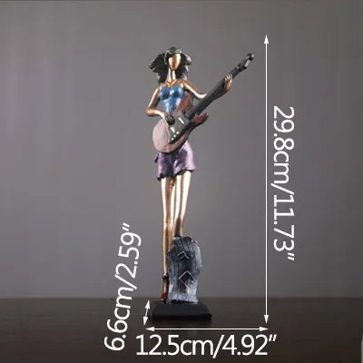Playing Musical Instruments Decoration Retro Simple Home Decoration Office TV Cabinet Room Creative Music Gift Play Electric Guitar - Shop at LoveMi
