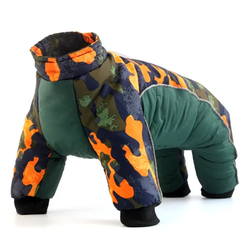 Thicken And Warm Winter Pet Dog Clothes Green - Shop at LoveMi