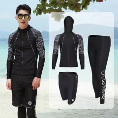 Long-sleeved Trousers Jellyfish Suit Snorkeling Surfing Swimsuit Suit - 4 Men-L - View 1