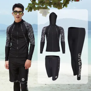 Long-sleeved Trousers Jellyfish Suit Snorkeling Surfing Swimsuit Suit - 4 Men-3Xl