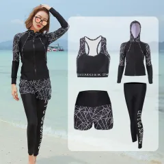 Long-sleeved Trousers Jellyfish Suit Snorkeling Surfing Swimsuit Suit - 4 Lady-Xl - View 1