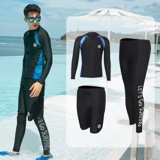 Long-sleeved Trousers Jellyfish Suit Snorkeling Surfing Swimsuit Suit - 1 Men-2Xl