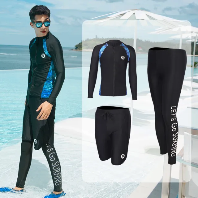 Long sleeved Trousers Jellyfish Suit Snorkeling Surfing Swimsuit Suit 1 Men 2Xl - Shop at LoveMi