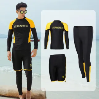 Long-sleeved Trousers Jellyfish Suit Snorkeling Surfing Swimsuit Suit - 9 Men-L