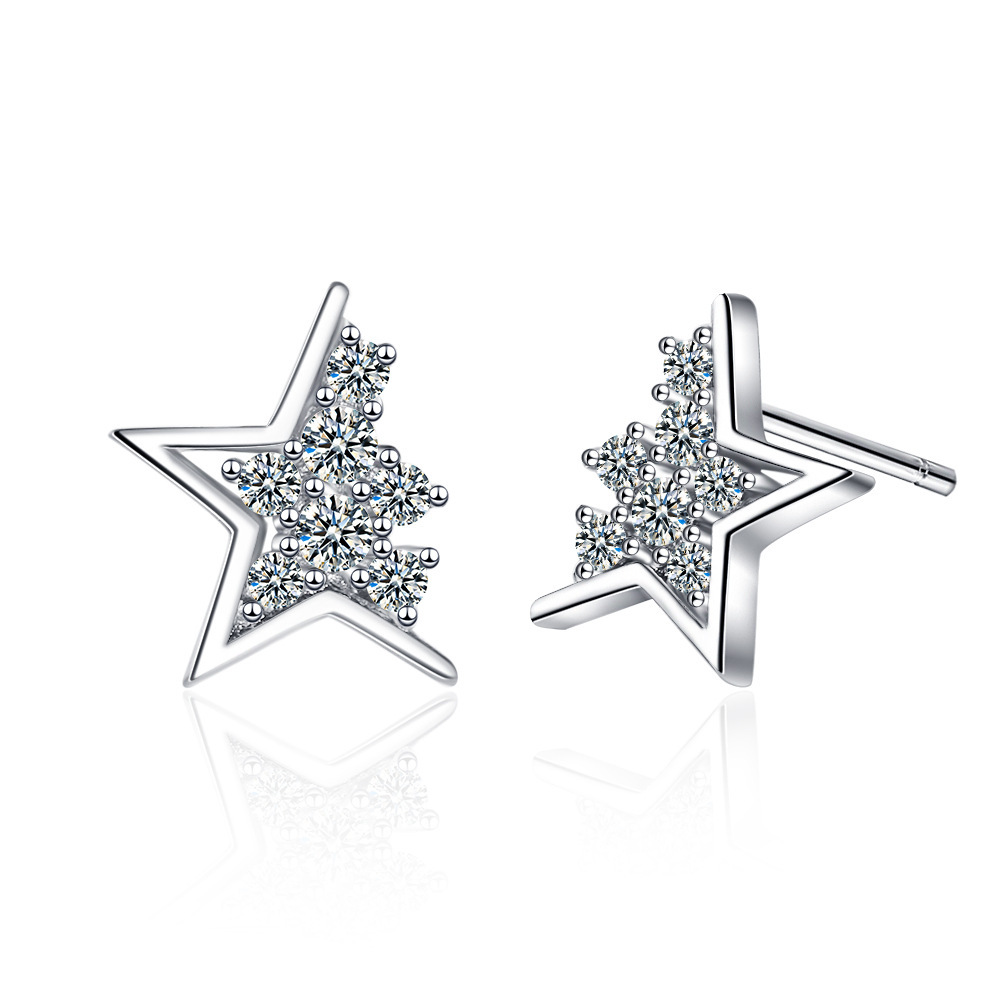 Small Super Fairy Ins Wind Five-Pointed Star Ear Jewelry