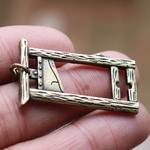 Guillotine Knife Rock Pendant Gothic Ancient Torture Necklace Dark Accessories Antique Brass - Shop at LoveMi