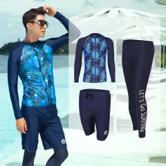 Long-sleeved Trousers Jellyfish Suit Snorkeling Surfing Swimsuit Suit - 2 Men-L - View 1