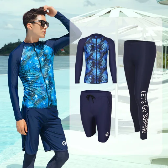 Long sleeved Trousers Jellyfish Suit Snorkeling Surfing Swimsuit Suit 2 Men L - Shop at LoveMi
