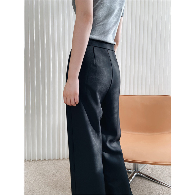 Loose Drape Casual Straight-leg Mopping Suit Pants