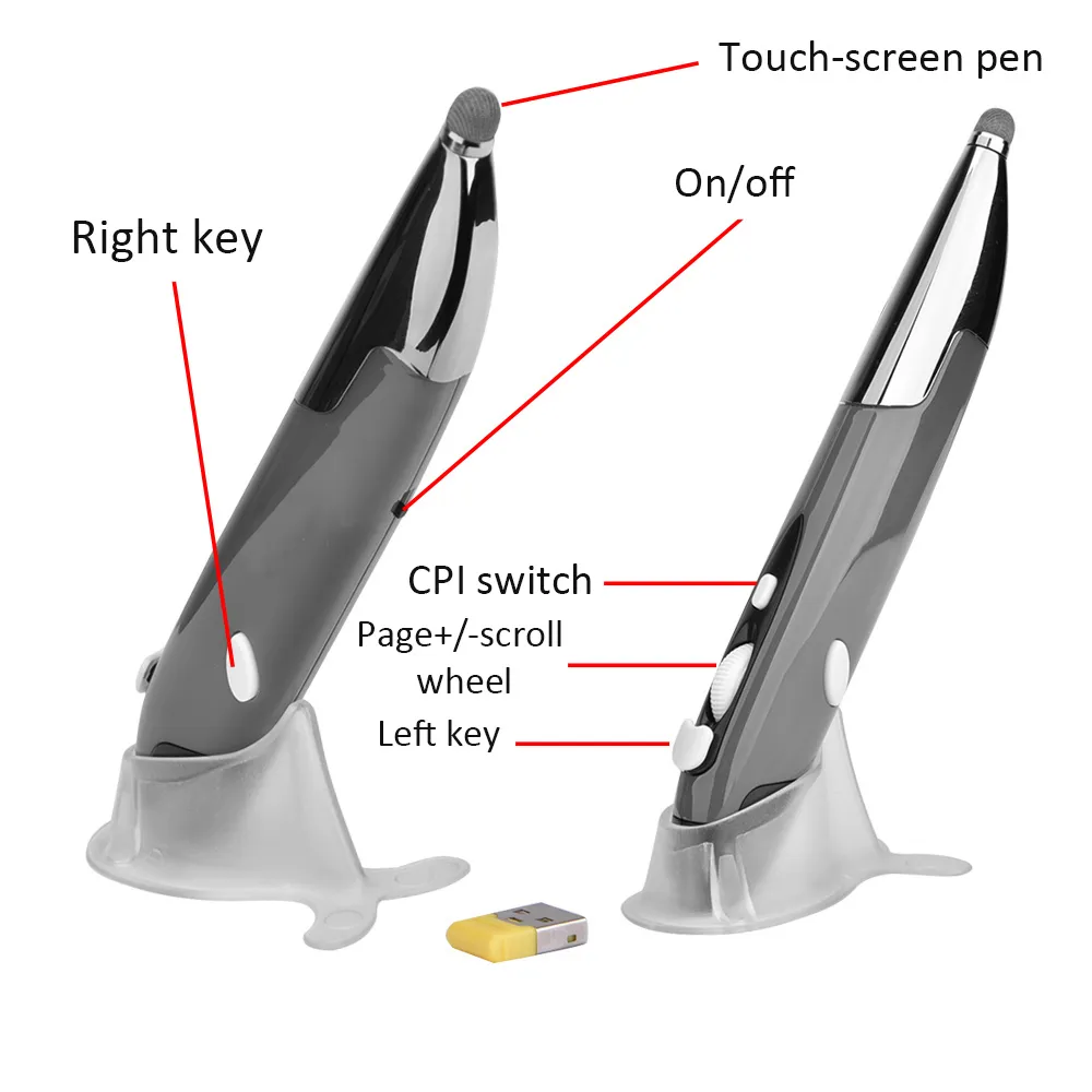 Handwriting Second-generation Pen-shaped Flying Squirrel Mouse Pen Wireless Gaming Optical Pen – image 7
