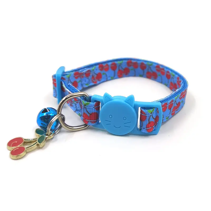 Pet Print Bell Cat Collar Strap