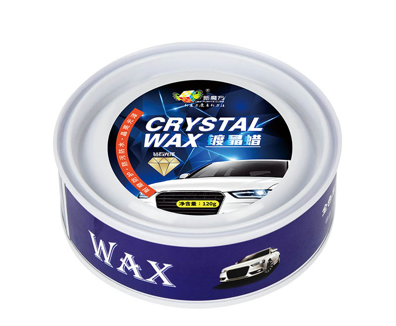 Wax iron can for white car