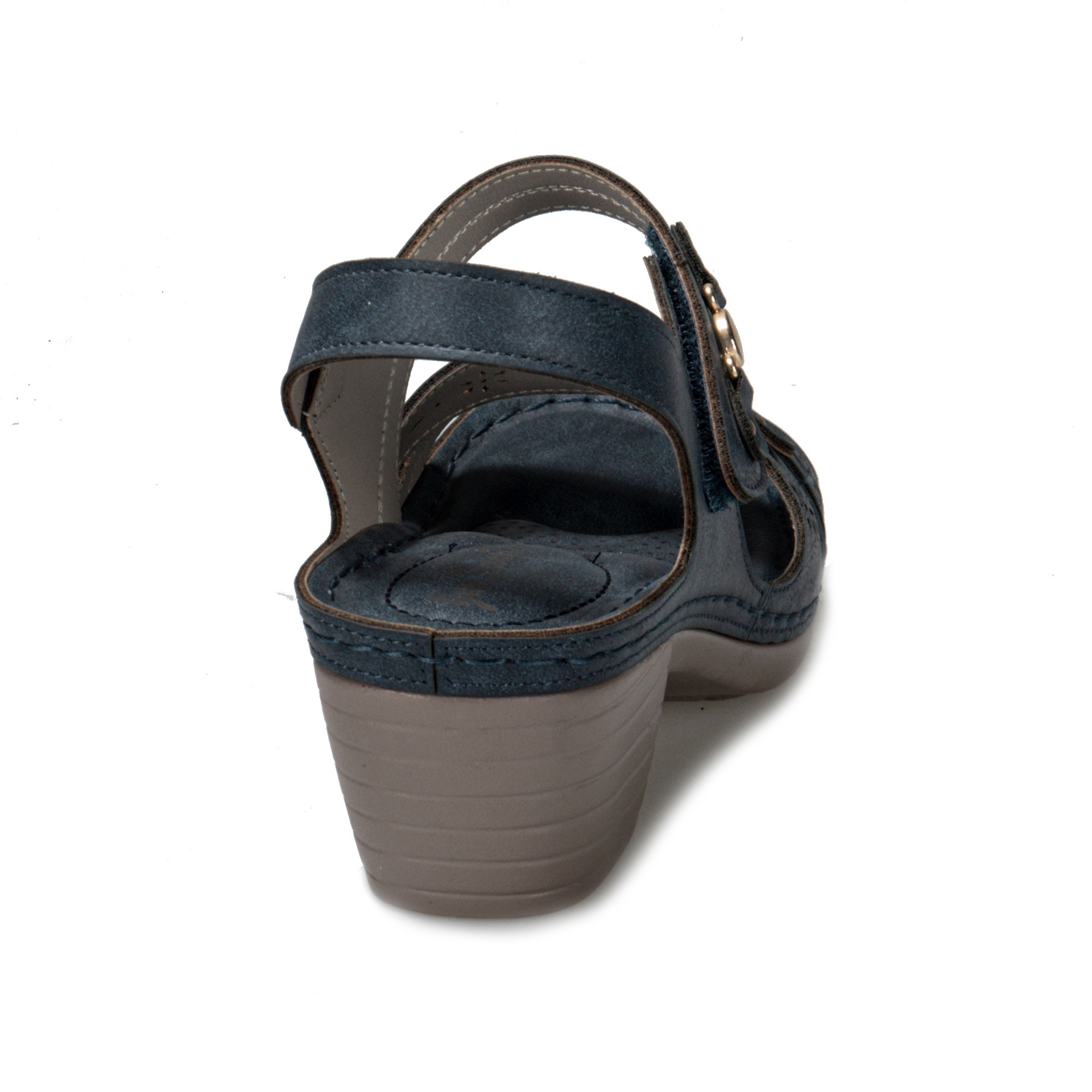 Metal Cross-Strap Sandals