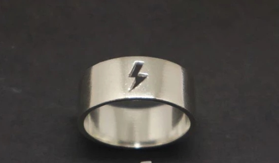 European and American Ins Hollow Airplane Ring Cross-border Men and Women Couple Ring Fashion Ring Bracelet Wedding Jewelry Gift