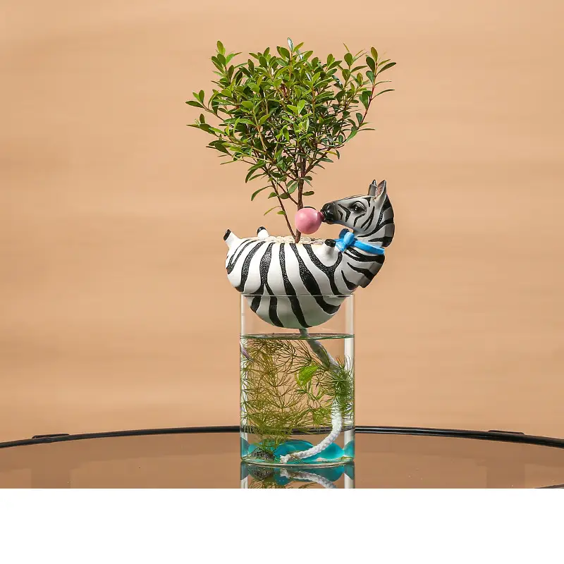 Cute Micro Landscape Animal Potted Ornaments Glass Fish Tank Landscaping Decorations