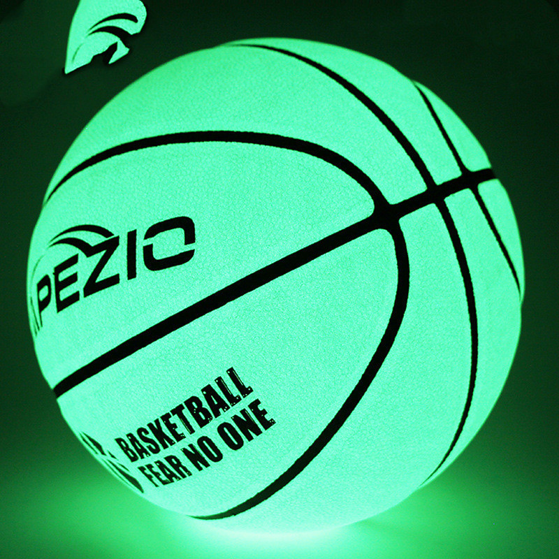 Ball Customized No. 5 Children'S And Toddlers Luminous Blue Ball Outdoor Wear-Resistant