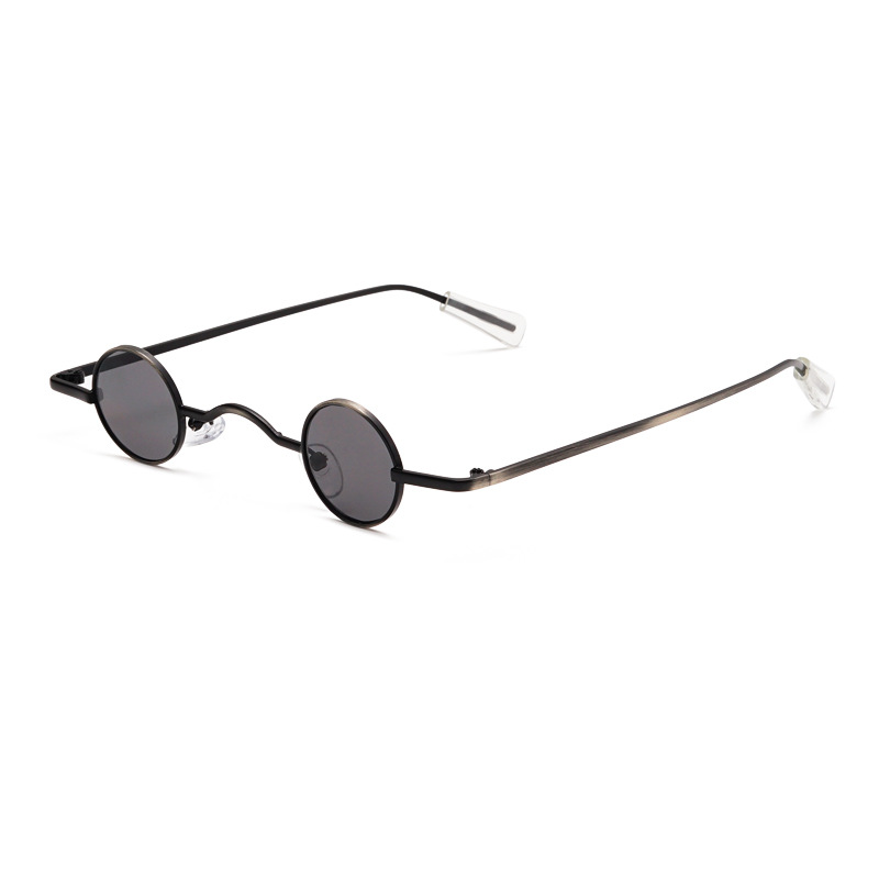 Title 4, Retro Mini Sunglasses Round Men Metal