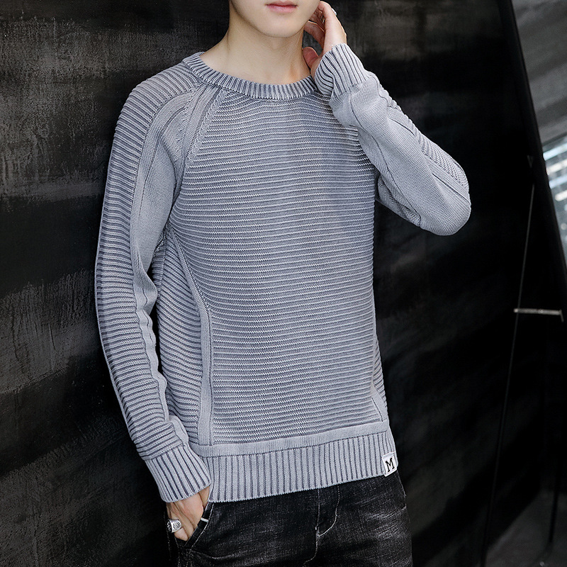 Korean Style Slim Youth Casual Bottoming Shirt