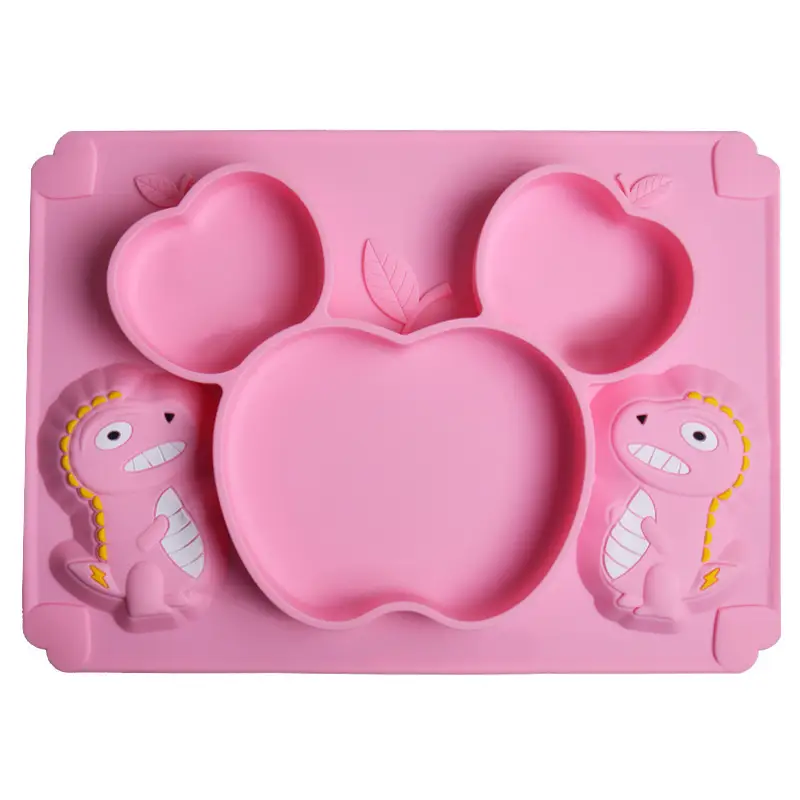 Baby Silicone Spoon Training Spoon Baby Feeding Soft Head Spoon Silicone Cartoon Spoon Tableware