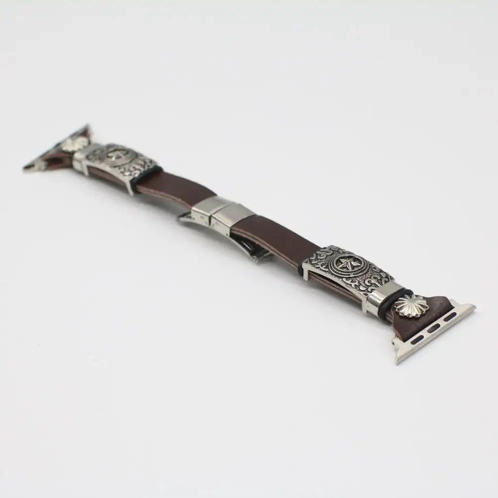 Watch Wrist Band Retro DIY Embossed