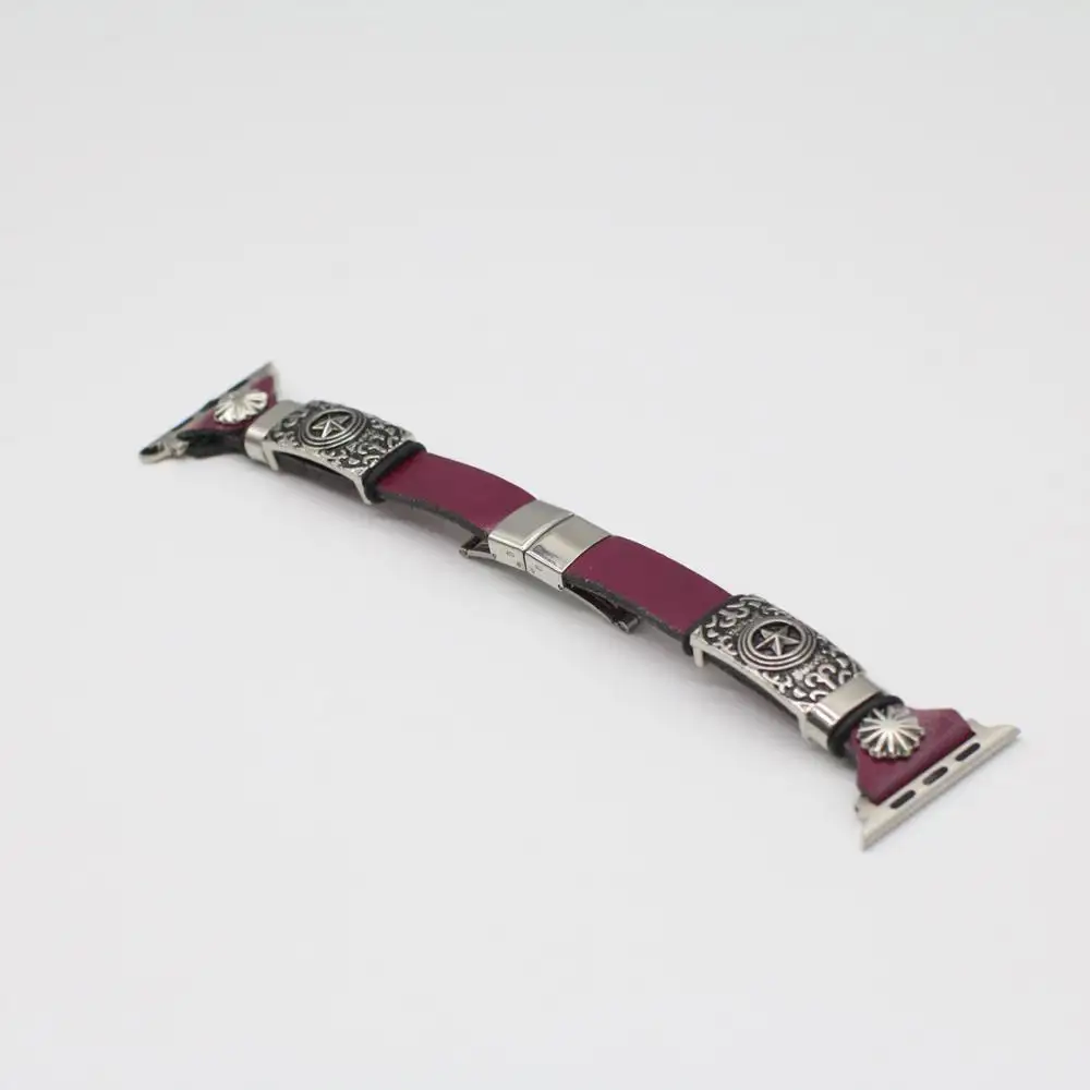 Watch Wrist Band Retro DIY Embossed