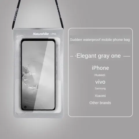 Mobile Phone Waterproof Bag TPU Swimming Case Touch Screen