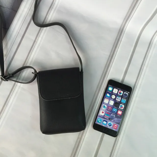 New fashion simple vertical square crossbody bag with magnetic buckle Black - Shop at LoveMi