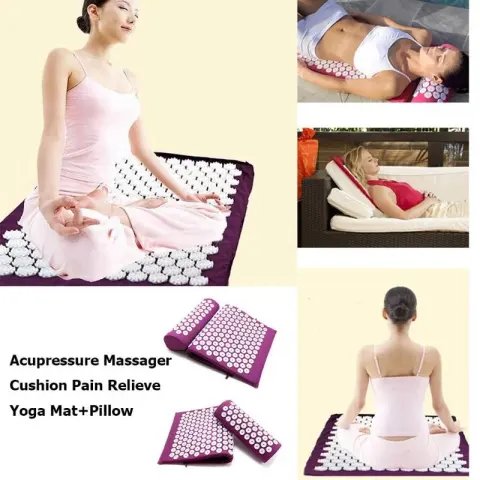 Acupuncture Massage Yoga Mat with Pillow