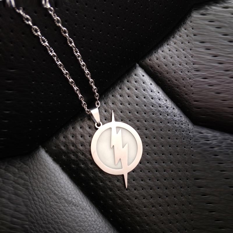 Creative Personality Stainless Steel Luminous Necklace