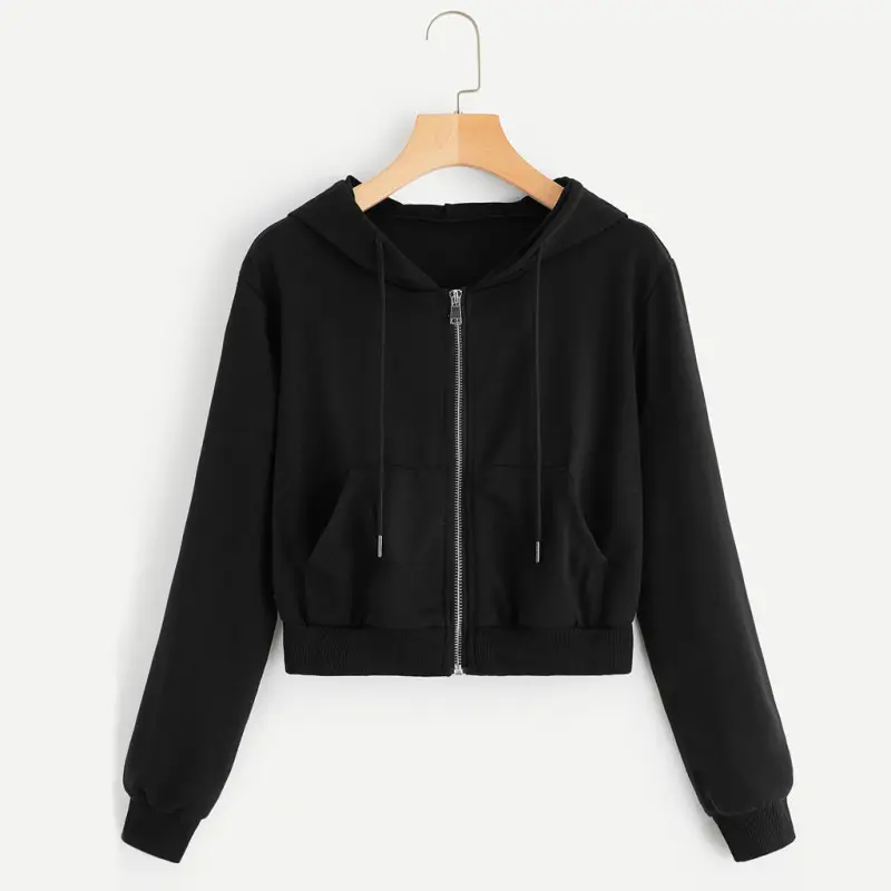 Zipper Sweater Women'S Hooded Design Sense Niche All-Match Cardigan Top Loose Sports Jacket Hoodie