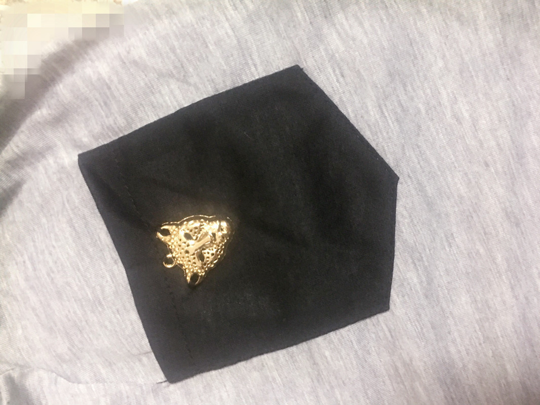 Leopard Logo Fashion Casual Back Hollow Short Sleeves