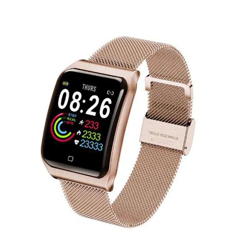 F9 Color Screen Smart Bracelet Large Metal