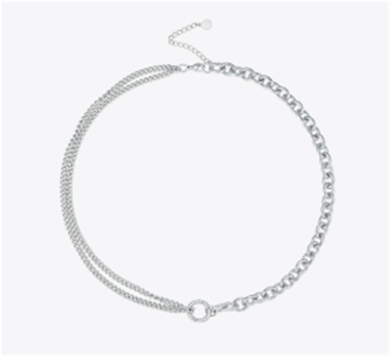 Titanium Steel European And American Double Thick Chain Necklace