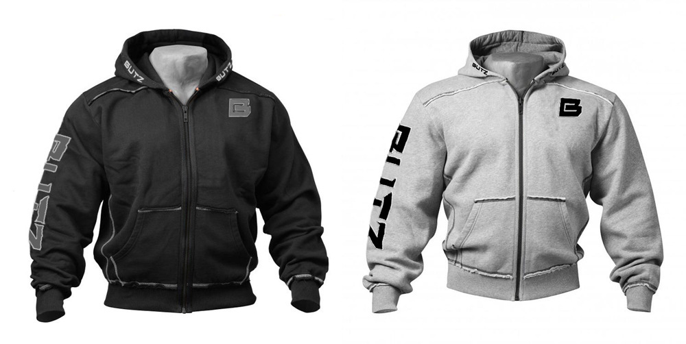 Cross-border Muscle Brothers Autumn And Winter Plus Fleece Hooded Sweater Men's Fitness Leisure Sports Jacket Long-sleeved Men's Sweater Cardigan