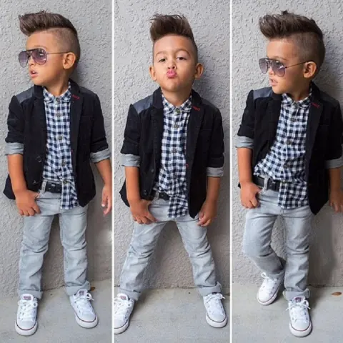 Direct Approval of a Children's Clothing Boy Suit Jacket