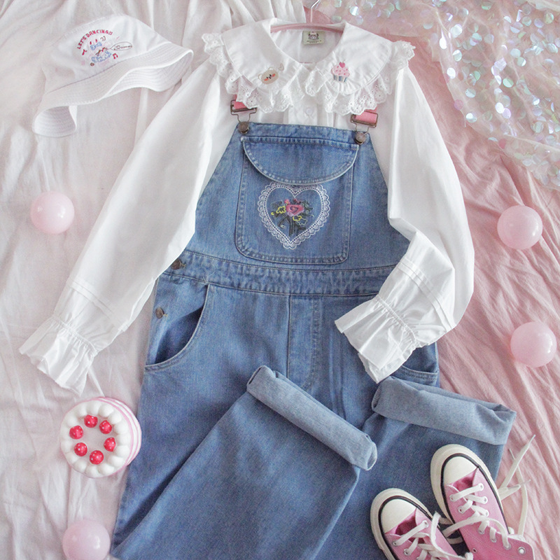 Xiasen''s jeans and long pants girl''s spring and autumn casual pants