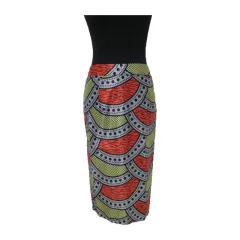 European And American Print Bag Hip Skirt Women's Clothing - Colour-S - View 1